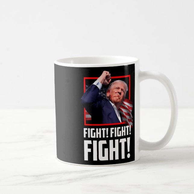 Taza De Café Los partidarios de la lucha contra Donald Trump (Derecha)