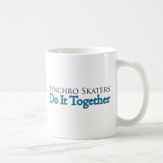 Taza De Café Los patinadores sincrónicos lo hacen juntos