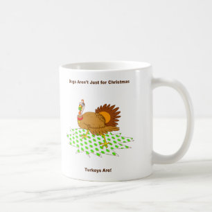 Taza De Café Los pavos están apenas para el navidad
