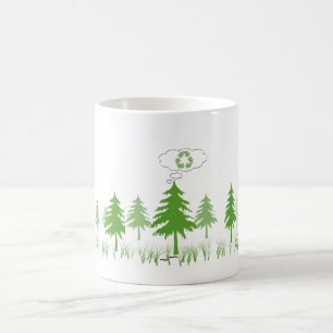 Taza De Café los pensamientos de la naturaleza
