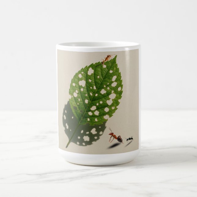 Taza De Café Los pequeños arquitectos de la naturaleza con sus  (Centro)