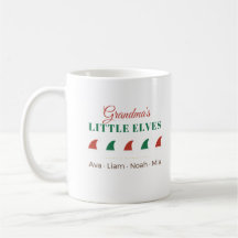 Los Pequeños Elfos de la Abuela Nombre Personaliza