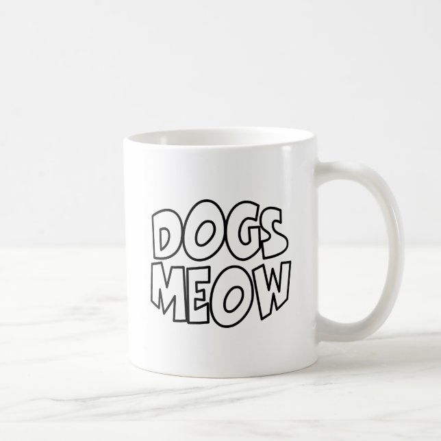 Taza De Café Los perros maúllan (Derecha)