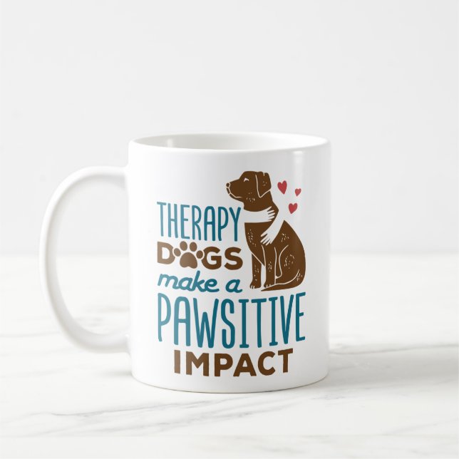 Taza De Café Los perros que reciben tratamiento tienen un impac (Izquierda)
