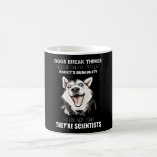Taza De Café los perros rompen las cosas que son científicos am