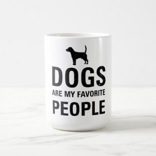 Taza De Café Los perros son mi gente preferida