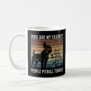 Taza De Café los perros son mi pueblo favorito pitbull terrier