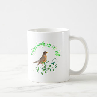 Taza De Café Los petirrojos aclaran mi día