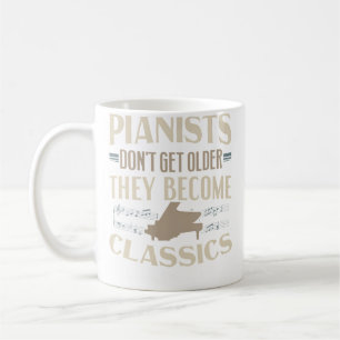 Taza De Café Los pianistas no envejecen, se convierten en clási