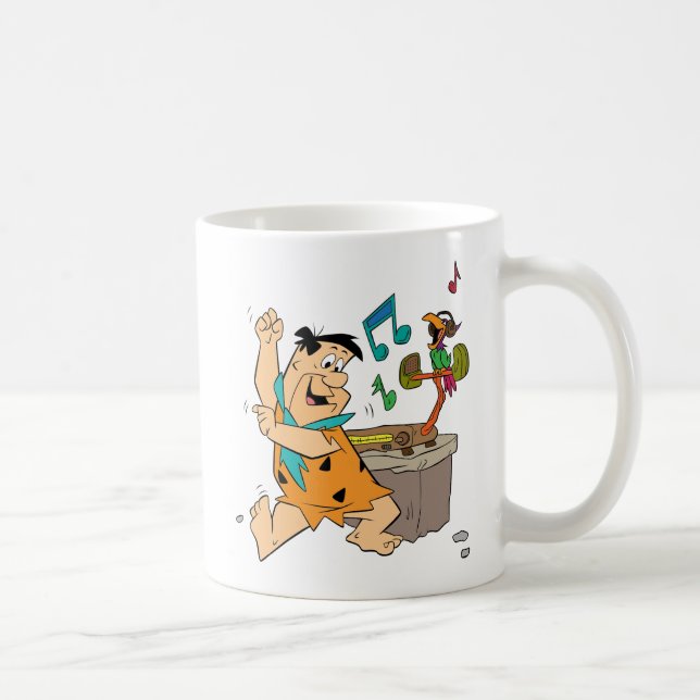Taza De Café Los Picapiedra | Baile Fred Flintstone (Derecha)
