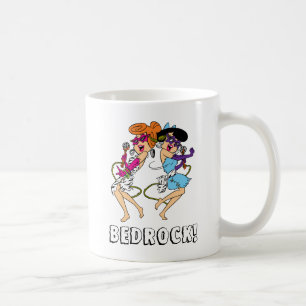 Taza De Café Los Picapiedra   Estrellas Wilma & Betty Rock