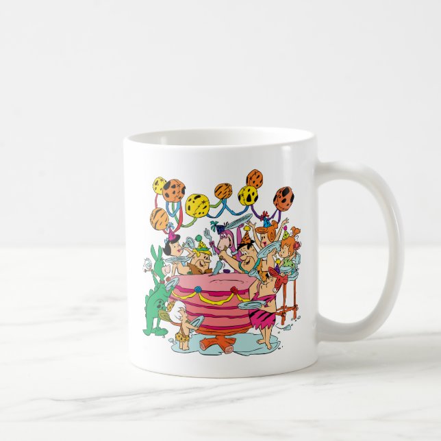 Taza De Café Los Picapiedra | Fiesta de cumpleaños (Derecha)