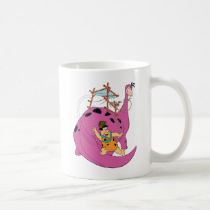 Taza De Café Los Picapiedra Fred Sliding Down Tail