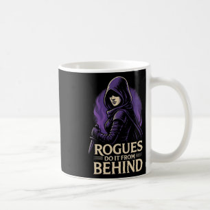 Taza De Café Los pícaros lo hacen por detrás Divertido juego de
