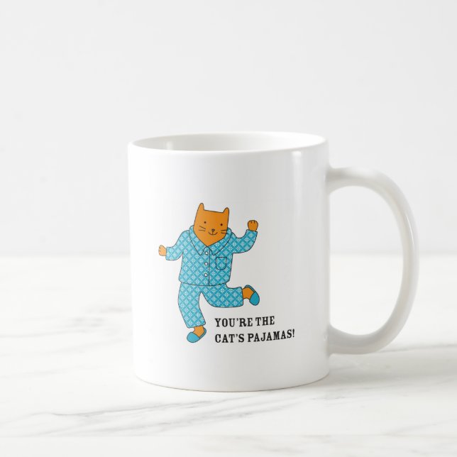 Taza De Café Los PIJAMAS del CAT - muchacho (Derecha)