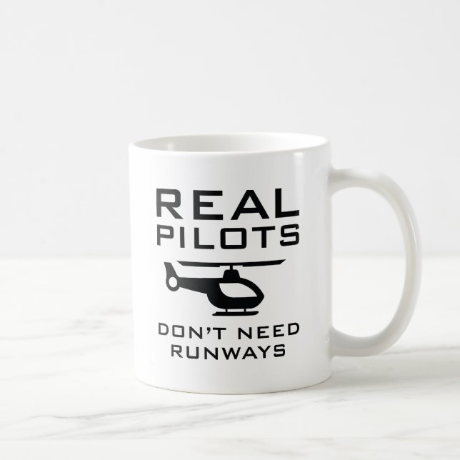 Taza De Café Los pilotos reales no necesitan pistas (Derecha)