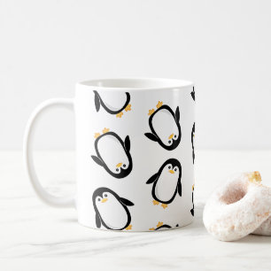 Taza De Café Los pingüinos lindos del bebé helaron té o el c