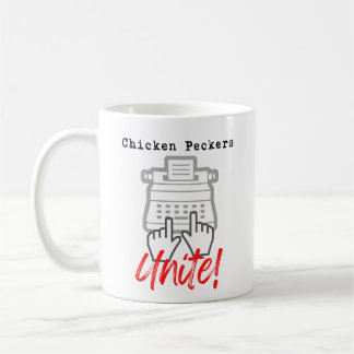 Taza De Café Los piratas de pollo unen el humor de la máquina d