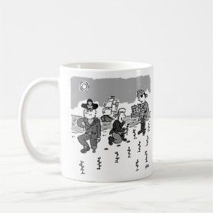 Taza De Café Los piratas son jardinería. Peg Leg usado para hac