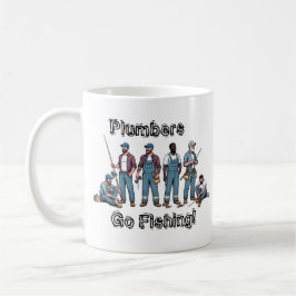 Taza De Café Los plomeros se van a pescar
