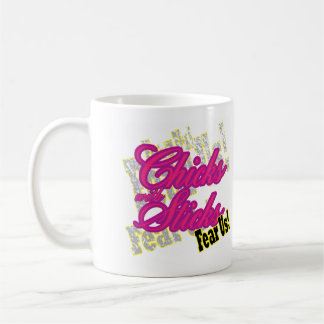 Taza De Café Los polluelos con los palillos nos temen