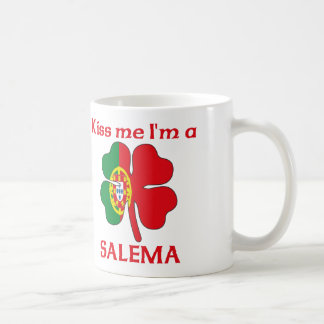 Taza De Café Los portugueses personalizados me besan que soy