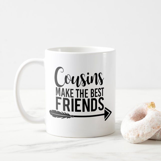 Taza De Café Los primos hacen a los mejores amigos (Con donut)