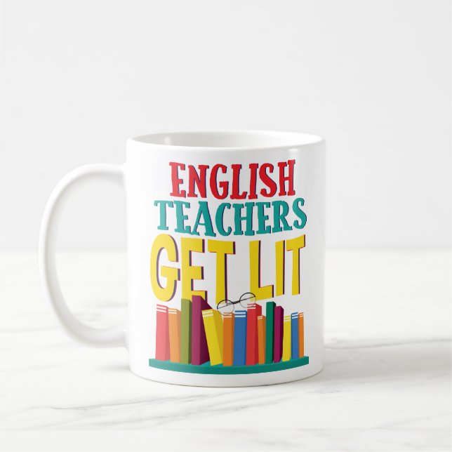 Taza De Café Los profesores de inglés divertidos consiguen el (Izquierda)