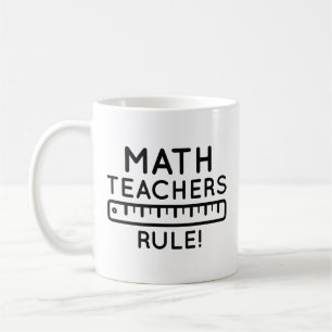 Taza De Café Los profesores de matemáticas mandan