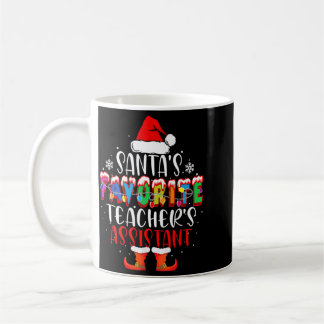 Taza De Café Los profesores favoritos de Santa Navidad divertid