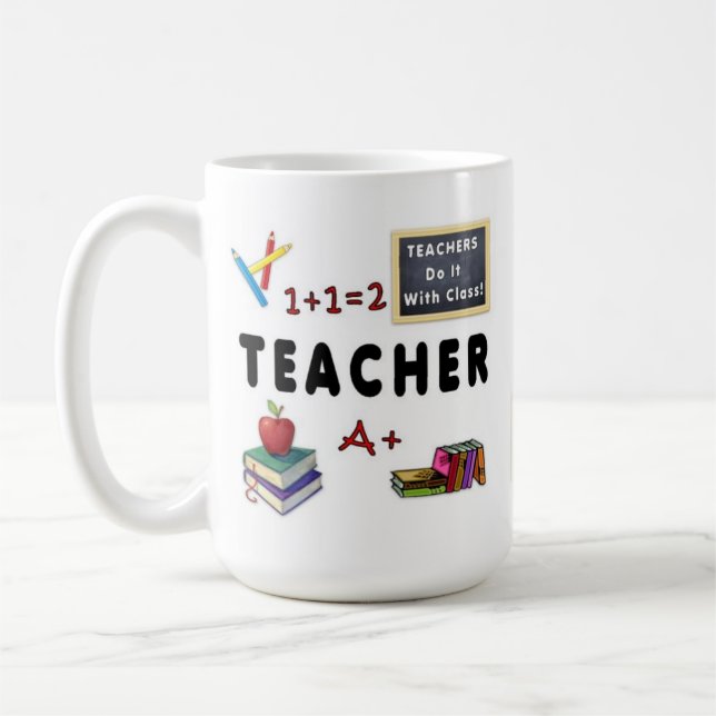Taza De Café Los profesores lo hacen con la clase (Izquierda)