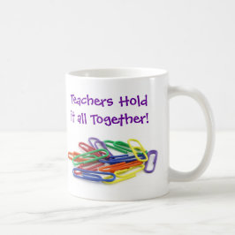 Taza De Café Los profesores lo sostienen juntos clips