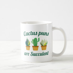 Taza De Café Los Puns De Cactus Son Suculentos