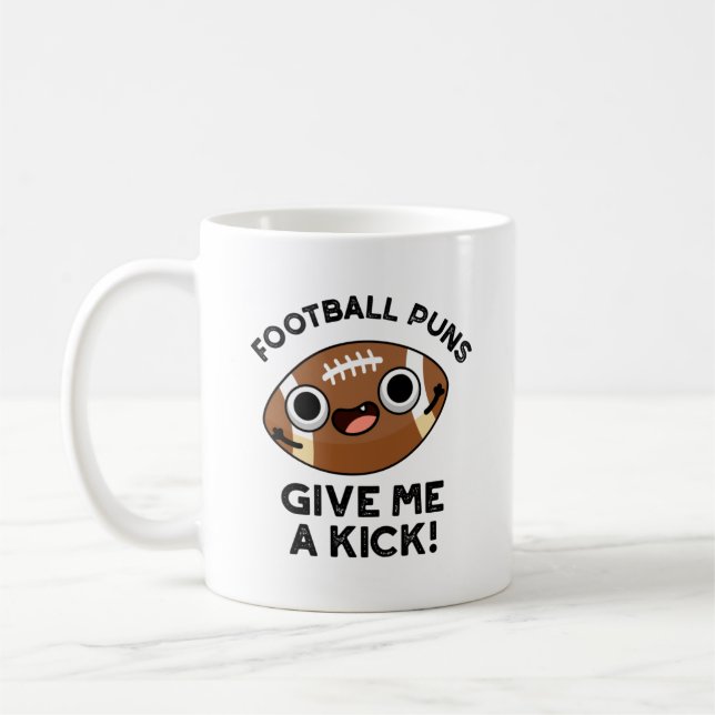 Taza De Café Los Punteros Del Fútbol Me Dan Un Pun Deportivo Gr (Izquierda)