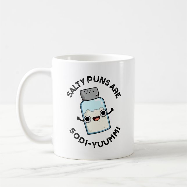 Taza De Café Los Punteros Salados Son Graciosos De Sodi-Yummm. (Izquierda)