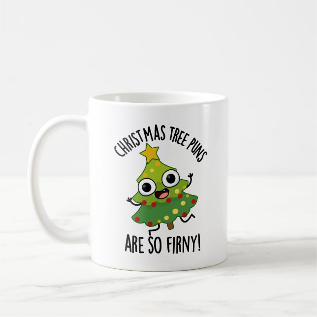 Taza De Café Los puntitos de los árboles de Navidad son un dive (Izquierda)
