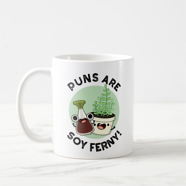 Taza De Café Los puntitos son la soja Ferny la salsa de soja di (Izquierda)