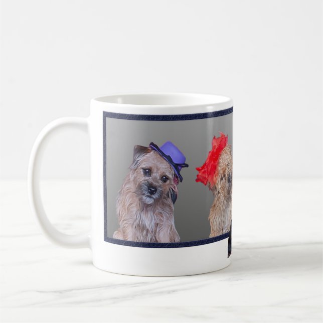 Taza De Café Los Pups Enmarcados (Izquierda)