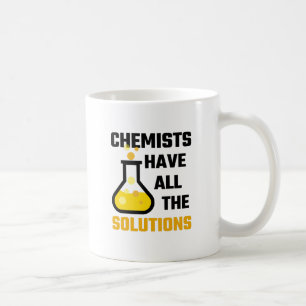 Taza De Café Los químicos tienen todas las soluciones
