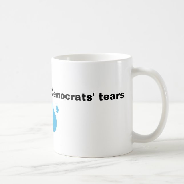 Taza De Café Los rasgones de Demócratas (Derecha)