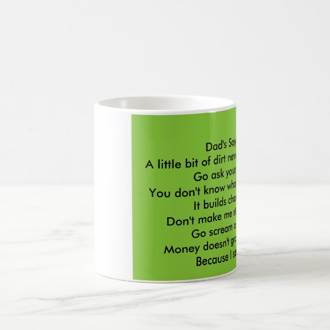 Taza De Café Los refranes del papá (Centro)
