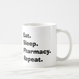 Taza De Café Los regalos divertidos del farmacéutico "comen,
