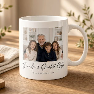 Taza De Café Los regalos más grandes de abuelo personalizados p