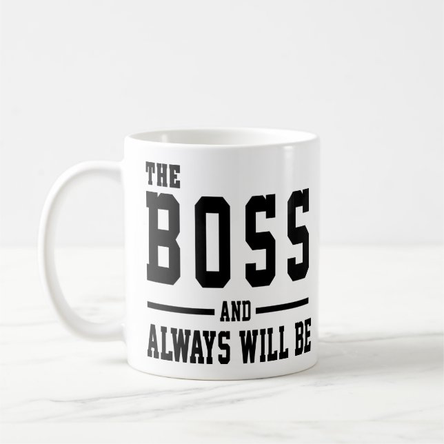 Taza De Café Los regalos para Boss - Boss y estarán siempre (Izquierda)