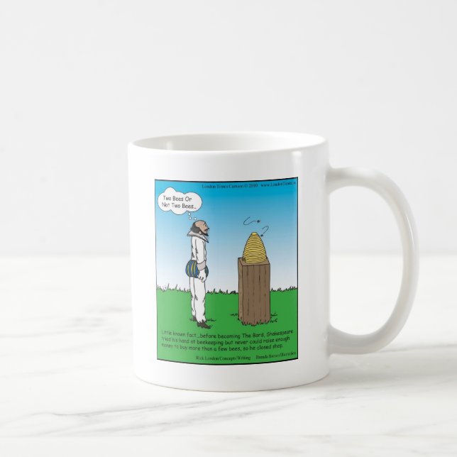 Taza De Café Los regalos y tees divertidos de Shakespeare (Derecha)