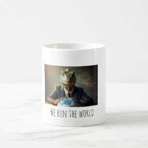 Taza De Café Los Reptilianos Dirigen El Mundo