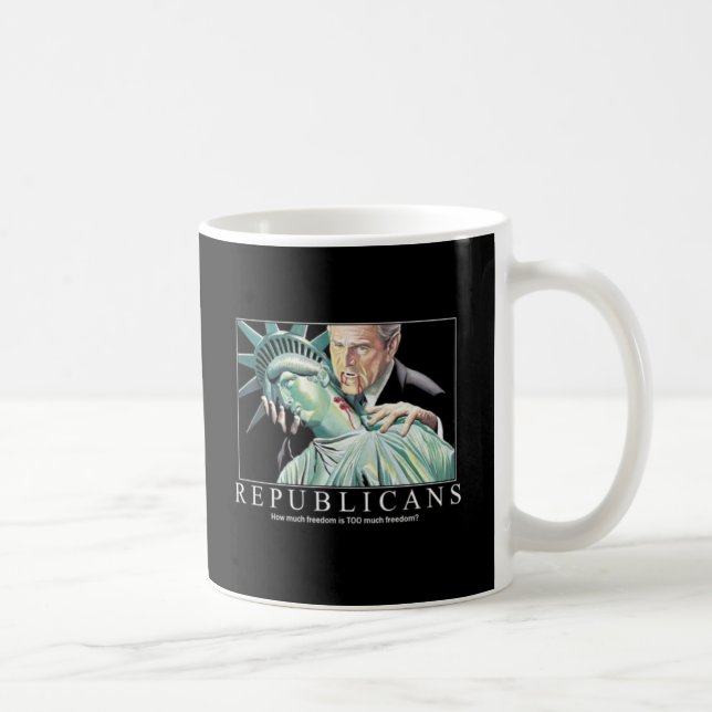 Taza De Café Los republicanos chupan (Derecha)