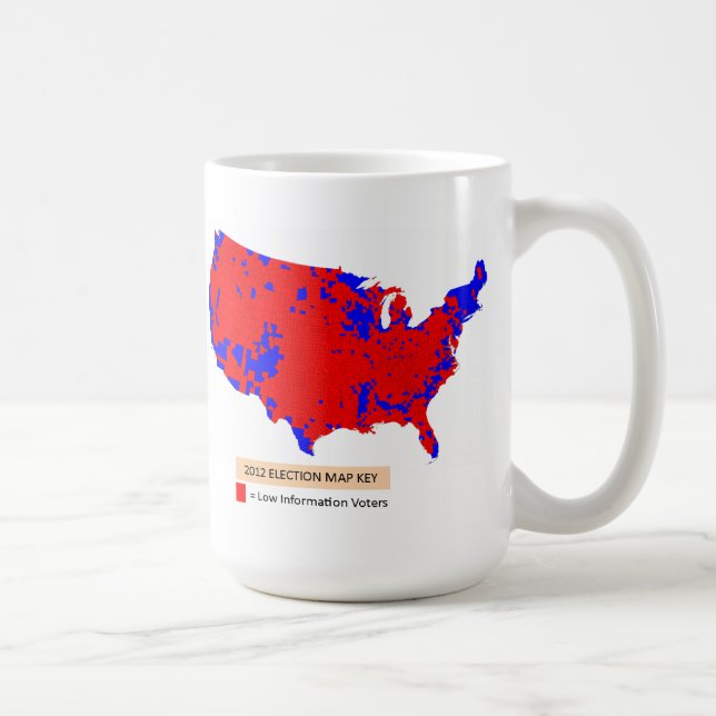 Taza De Café Los republicanos son votantes bajos de la (Derecha)