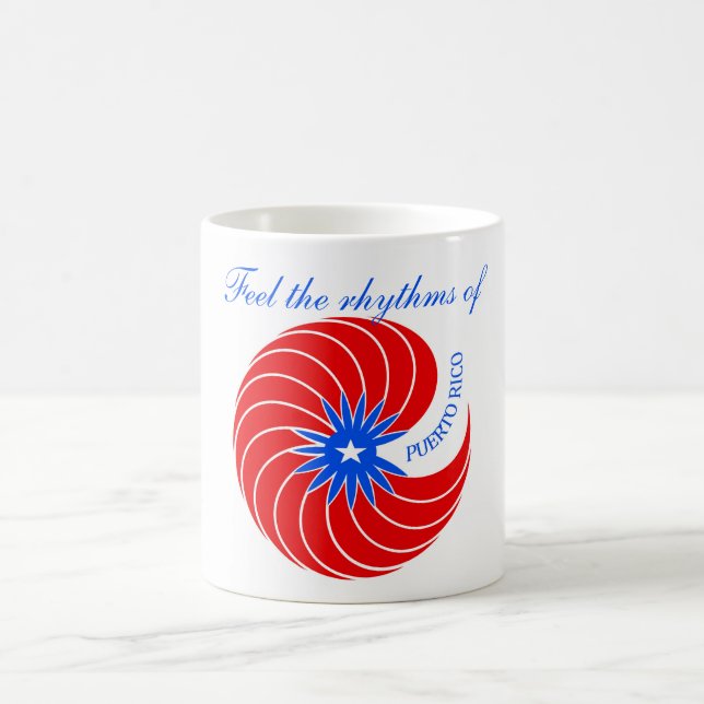 Taza De Café Los ritmos PUERTO RICO (Centro)