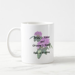 Taza De Café Los rododendros rosados encantadores